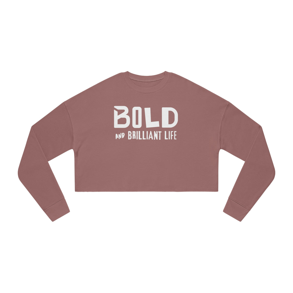 BOLD CROPPED SWEATSHIRT