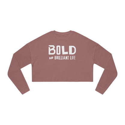BOLD CROPPED SWEATSHIRT